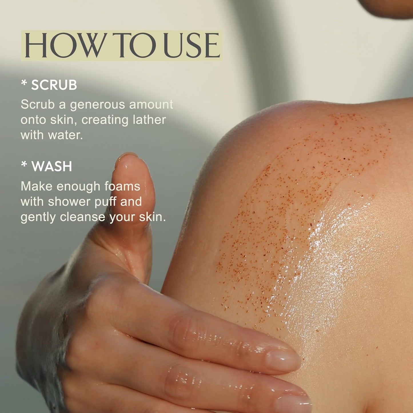 LA MUSE Perfume Recovery Body Cleanser 6.76 fl oz | Daily Gentle Exfoliating Body Wash | Moisturizing Dry & Sensitive Skin | Soften Rough & Bumpy Skin with Walnut Shell Powder | Floral Musk Scent